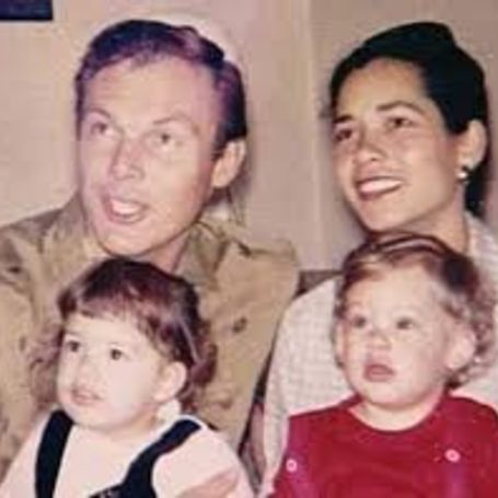 Adam West with Ngatokorua Frisbie and two children